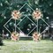 6.6ft Backdrop Stand Wedding Metal Circle Balloon Arch Frame Square Decor Rack